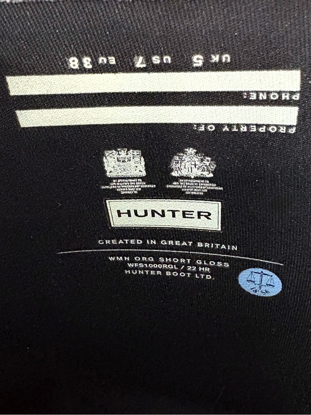 Hunter Original Short Gloss Rain Boot - Picture 12 of 15
